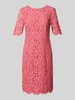 Christian Berg Woman Selection Knielanges Kleid mit Ausbrenner-Effekt Pink