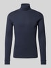 Marc O'Polo Regular Fit Turtleneck mit Ärmel-Bündchen Marine