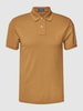 Polo Ralph Lauren Slim fit poloshirt met labelstitching Middenbruin