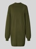 Vero Moda Loose fit gebreide jurk van viscosemix, model 'NANCY' Donkergroen