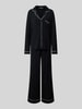 Guess Pyjama mit Label-Stitching Modell 'CARLYN' Black