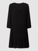 comma Jurk van viscose  Zwart