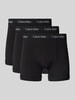 Calvin Klein Underwear Trunks mit Label-Bund im 3er-Pack Black