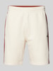 Lacoste Sweatshorts met labeldetail Roestrood