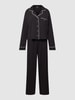 Polo Ralph Lauren Pyjama mit Label-Stitching Black