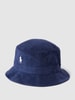 Polo Ralph Lauren Vissershoedje met logostitching, model 'LOFT' Marineblauw