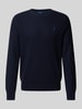 Polo Ralph Lauren Strickpullover mit Logo-Stitching Marine Melange