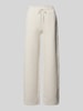 GUESS Activewear Wide Fit Sweatpants mit Allover-Logo-Print Modell 'Calista' Weiss