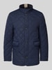 Christian Berg Men Steppjacke mit Pattentaschen Marine