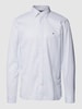 Tommy Hilfiger Freizeithemd mit Button-Down-Kragen Weiss