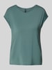 Vero Moda Regular Fit T-Shirt aus Lyocell-Mix Modell 'AVA' Ocean