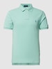 Polo Ralph Lauren Slim Fit Poloshirt mit Logo-Stitching Tuerkis