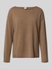 Brax Wollen pullover met kasjmier, model 'STYLE.LIZ' Taupe