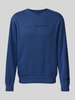 The Hundreds Sweatshirt met labelstitching, model 'Bar' Marineblauw