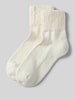 Calvin Klein Jeans Socken mit geripptem Abschluss Offwhite