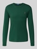 Polo Ralph Lauren Longsleeve mit gerippten Abschlüssen Gruen
