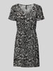 Vero Moda Sukienka casualowa mini z czystej wiskozy model ‘EASY JOY’ Czarny