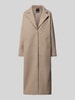 Noisy May Lange jas met reverskraag, model 'CADDY' Beige gemêleerd