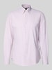BOSS Orange Slim fit vrijetijdsoverhemd van katoenmix, model 'RICOPLUS_M' Roze