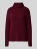 (The Mercer) N.Y. Gebreide pullover van kasjmier met opstaande kraag Bordeaux