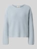 Marc O'Polo Relaxed Fit Pullover aus Schurwoll-Mix Hellblau