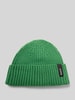 Barts Beanie met labeldetail, model 'SUMTER' Groen
