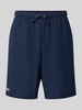 Lacoste Sport Szorty o kroju relaxed fit z naszywką z logo Ciemnoniebieski