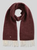 Tommy Hilfiger Schal aus reiner Wolle Modell 'ELEVATED CHIC' Bordeaux