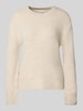 Tom Tailor Regular Fit Strickpullover mit Woll-Anteil Sand