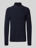 Tommy Hilfiger Strickpullover mit Stehkragen Marine