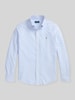 Polo Ralph Lauren Regular Fit Freizeithemd aus reiner Baumwolle Hellblau