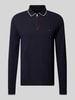 Tommy Hilfiger Slim fit poloshirt met labelstitching Marineblauw