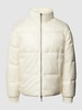 Emporio Armani Daunenjacke mit Stehkragen Offwhite