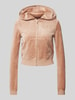 Juicy Couture Bluza rozpinana z kapturem model ‘ROBYN’ Piaskowy