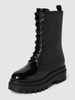 Calvin Klein Jeans Schnürboots aus Leder mit Plateausohle Schwarz
