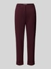 Christian Berg Woman Spodnie materiałowe z kieszeniami z tyłu Ciemnoczerwony