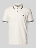 MCNEAL Poloshirt mit Label-Stitching Offwhite