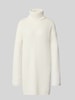 Liu Jo White Strickkleid mit Rollkragen Offwhite