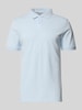 s.Oliver RED LABEL Koszulka polo o kroju regular fit z czystej bawełny Jasnoniebieski