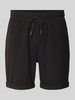 Only & Sons Regular Fit Sweatshorts mit Viskoseanteil Modell 'NEW KODYL' Black