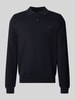 BOSS Green Relaxed Fit Poloshirt mit Woll-Anteil Modell 'KN_Momentum-X PL' Marine