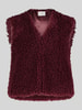 ROBE LÉGÈRE Regular Fit Weste mit Hakenverschluss Bordeaux