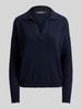 Lauren Ralph Lauren Relaxed Fit Pullover aus Baumwoll-Mix mit Polokragen Marine