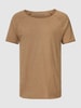 REVIEW T-Shirt mit Rundhalsausschnitt Taupe