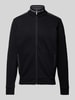 bugatti Sweatjacke mit Reißverschluss Black