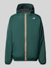 K-WAY Jas met logo en ritssluiting Petrol