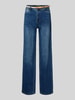 ZABAIONE Wide Leg Jeans mit Gürtel Jeansblau