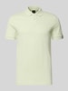 BOSS Orange Koszulka polo o kroju slim fit z mieszanki bawełny model 'PASSENGER' Limonkowy
