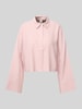 Only Relaxed fit overhemdblouse van viscosemix, model 'LARIS' Roze