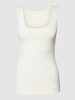 Only Tanktop in Ripp-Optik Offwhite